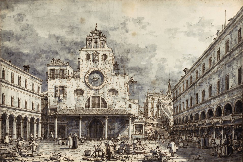 , Campo San Giacomo di Rialto av Giovanni Antonio Canal