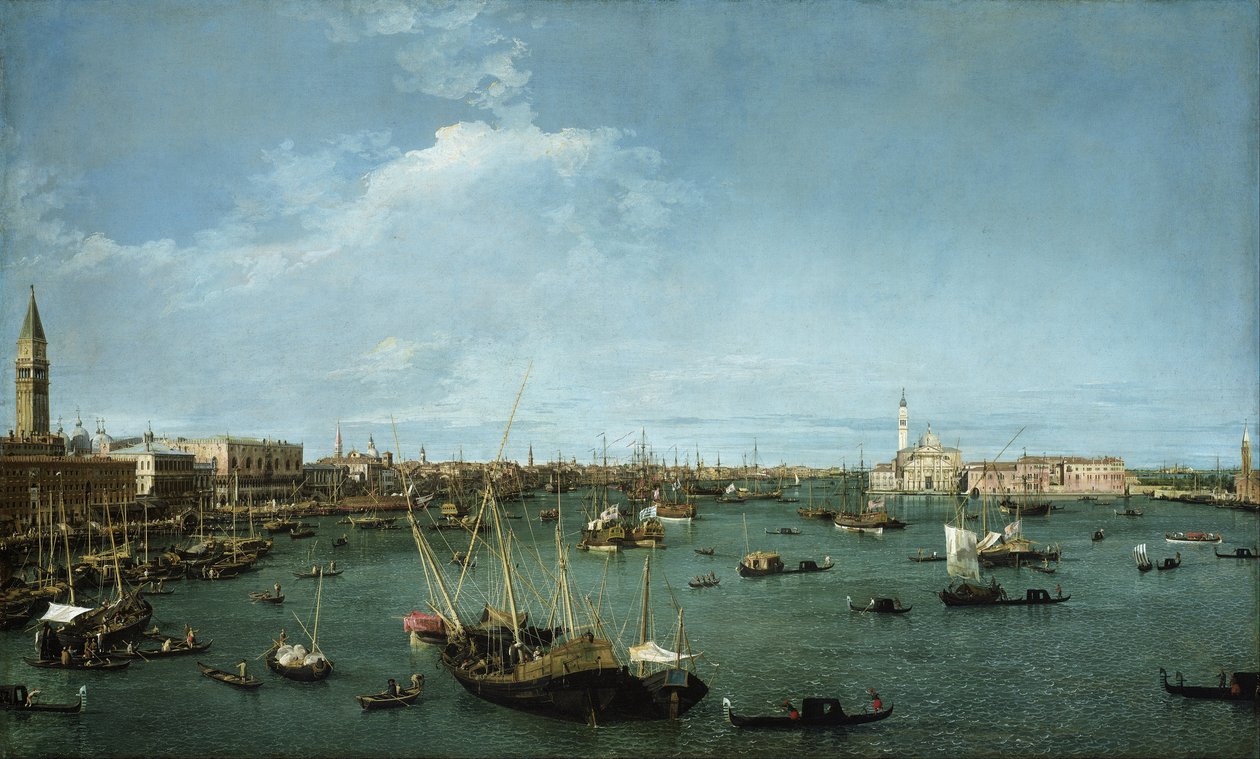 Bassenget i San Marco, Venezia av Giovanni Antonio Canal