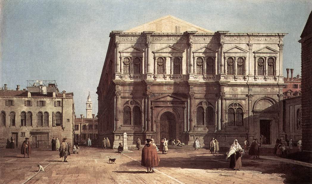 Campo San Rocco av Giovanni Antonio Canal