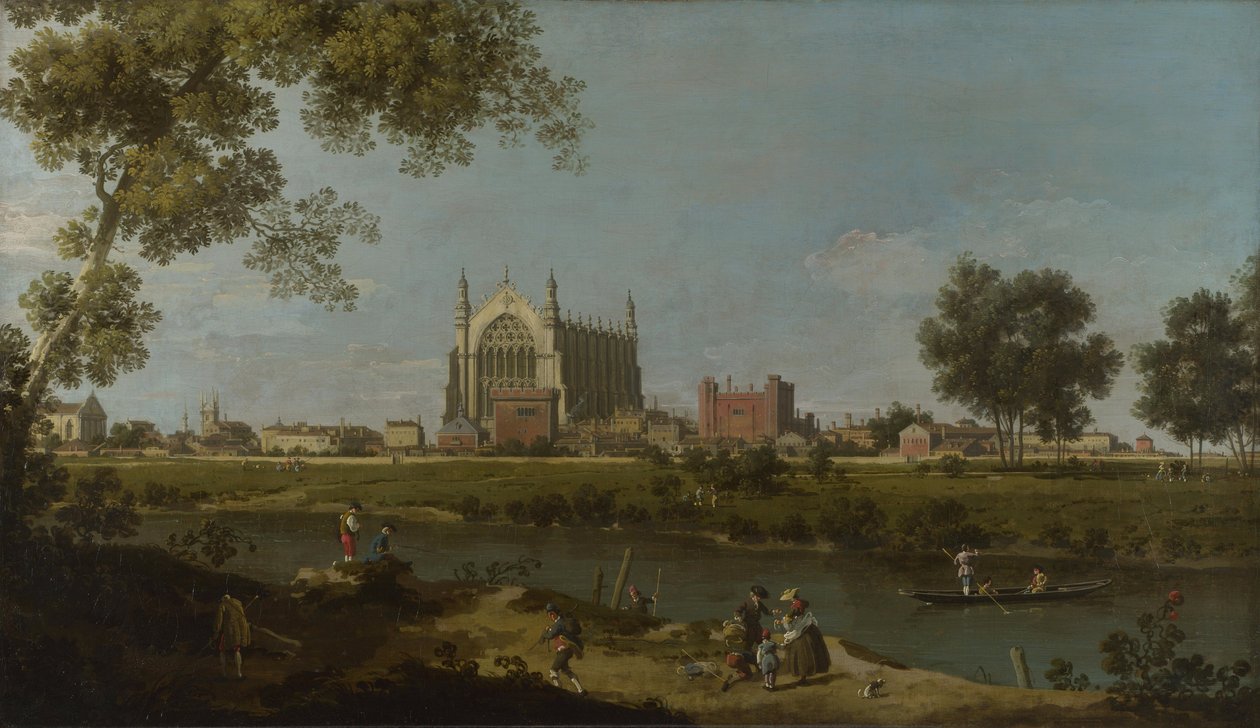 Eton College, ca. 1754 av Giovanni Antonio Canal