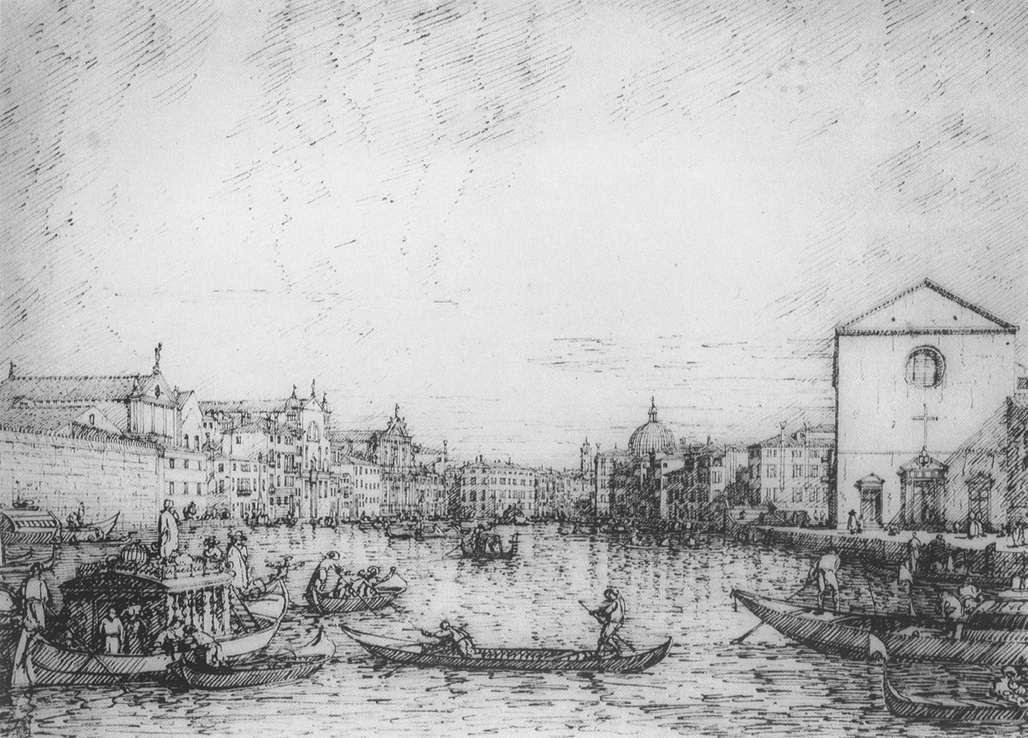 Canal Grande av Giovanni Antonio Canal