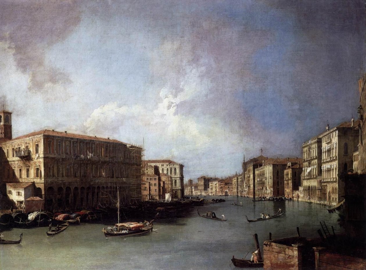 Canal Grande av Giovanni Antonio Canal