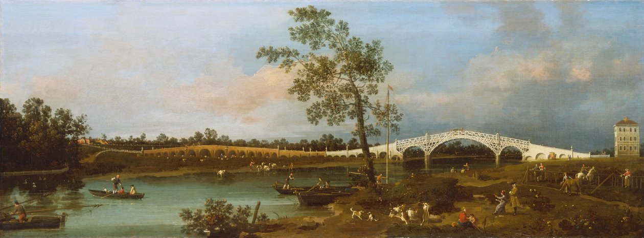 Gamle Walton Bridge av Giovanni Antonio Canal