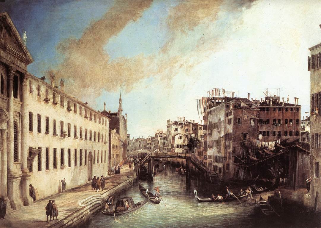 Rio dei Mendicanti av Giovanni Antonio Canal
