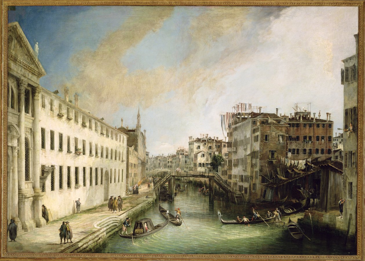 Rio dei Mendicanti, 1724 av Giovanni Antonio Canal