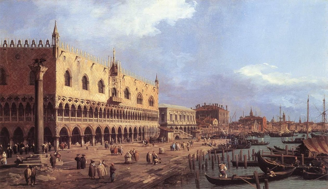 Riva degli Schiavoni av Giovanni Antonio Canal