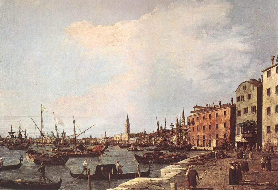 Riva degli Schiavoni av Giovanni Antonio Canal