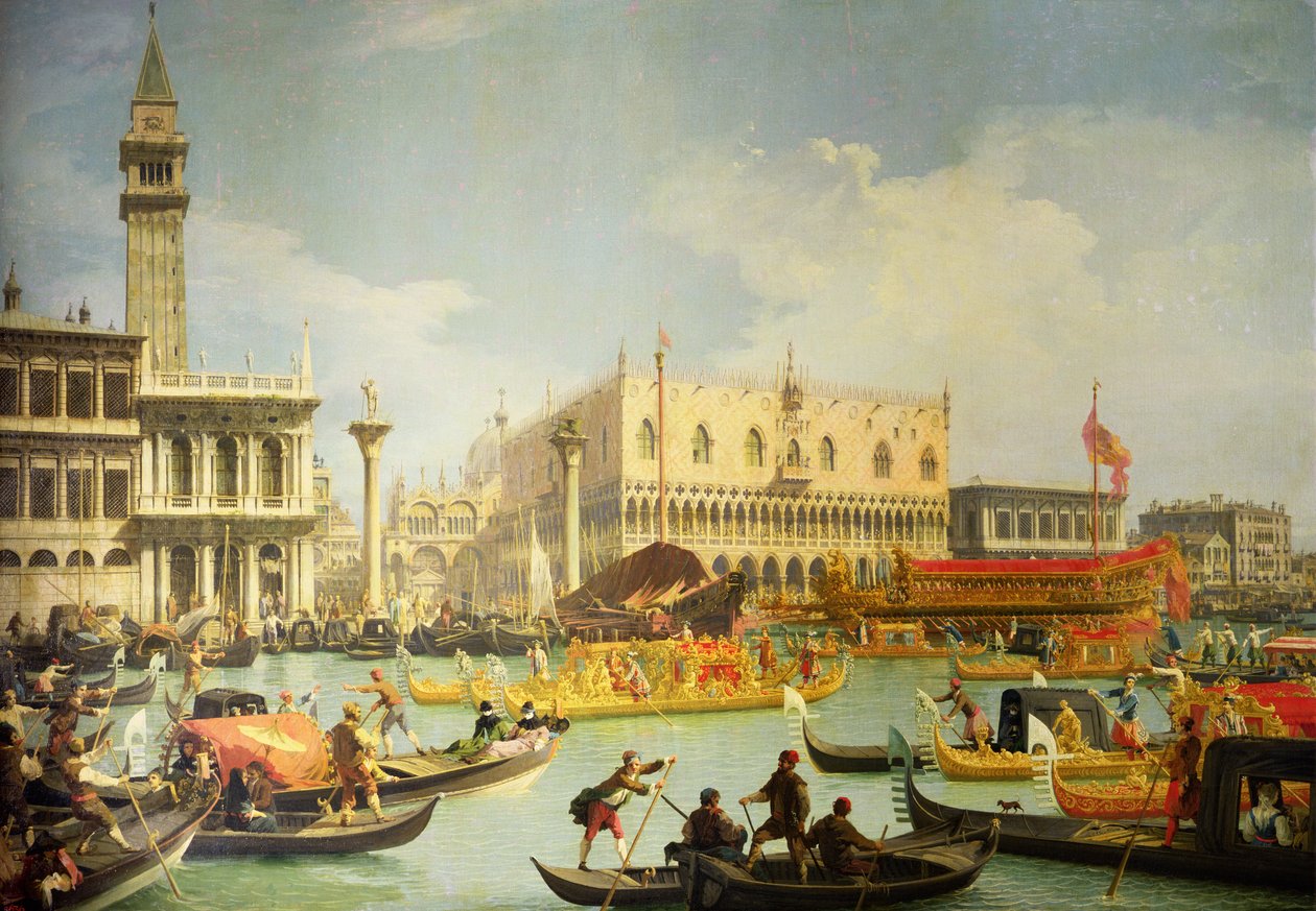 Forlovelsen av den venetianske dogen til Adriaterhavet, ca. 1739-30 av Giovanni Antonio Canal