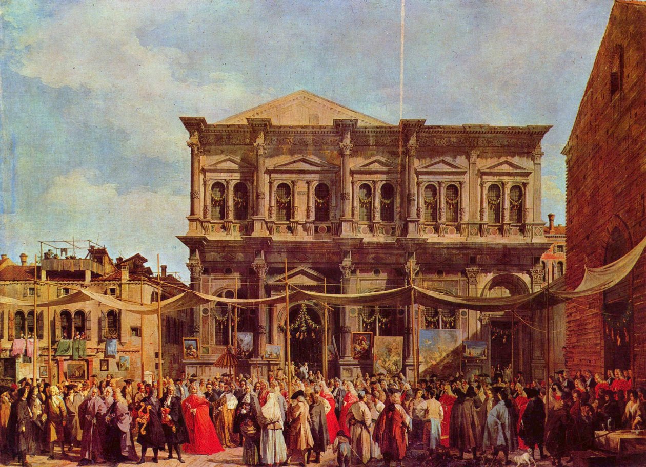 Festdagen i Saint Roch av Giovanni Antonio Canal