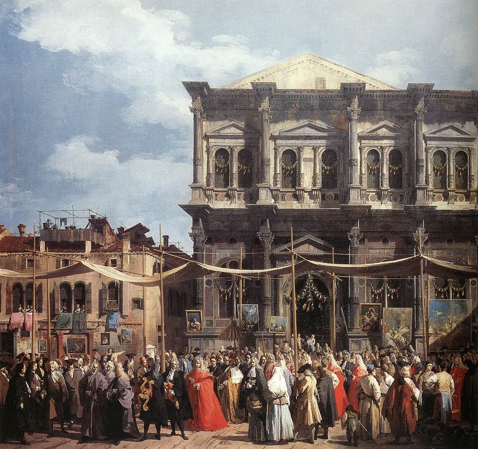 Festdagen i St. Roch av Giovanni Antonio Canal