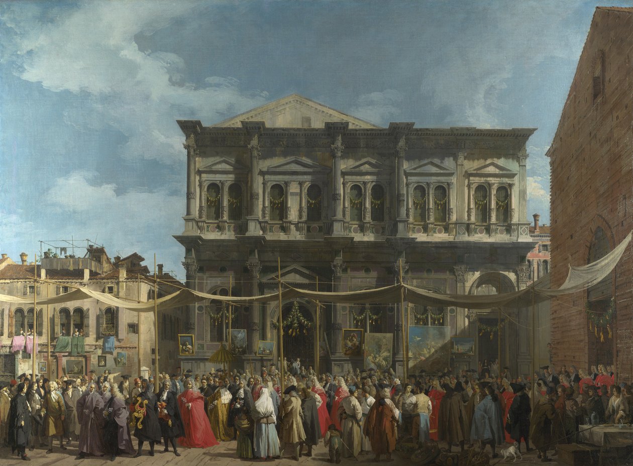 Festdagen i St. Roch av Giovanni Antonio Canal