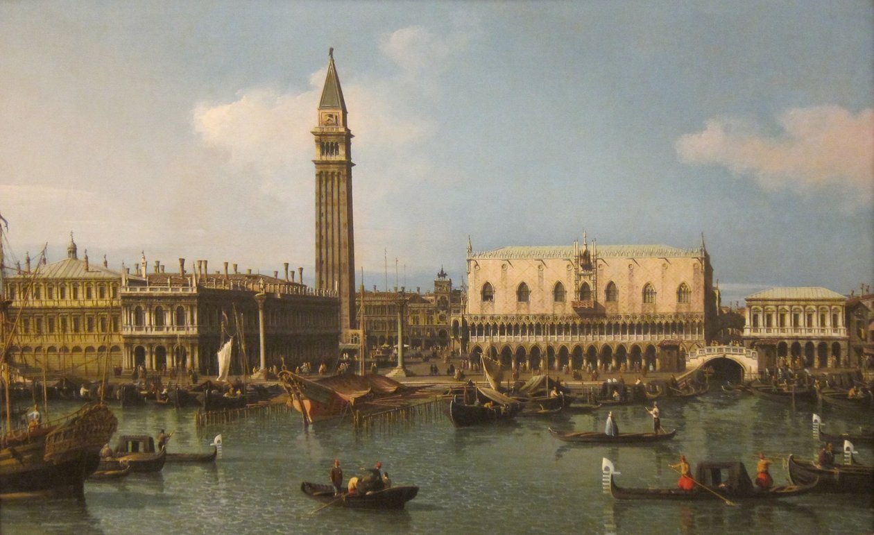 Moloen fra bassenget i San Marco av Giovanni Antonio Canal