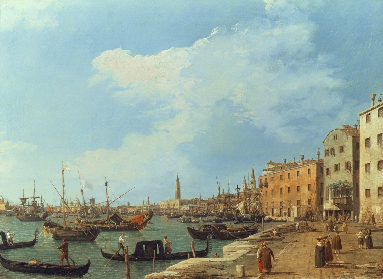 Riva Degli Schiavoni, 1724-30 av Giovanni Antonio Canal
