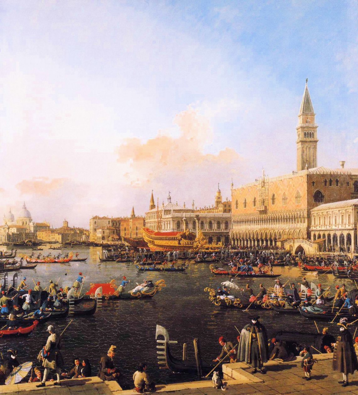 Venezia, San Marco Basin på Kristi Himmelfartsdag av Giovanni Antonio Canal