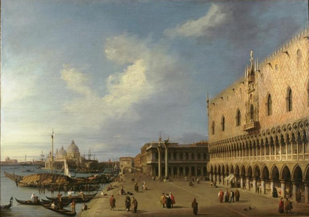 Utsikt over Molo av Giovanni Antonio Canal