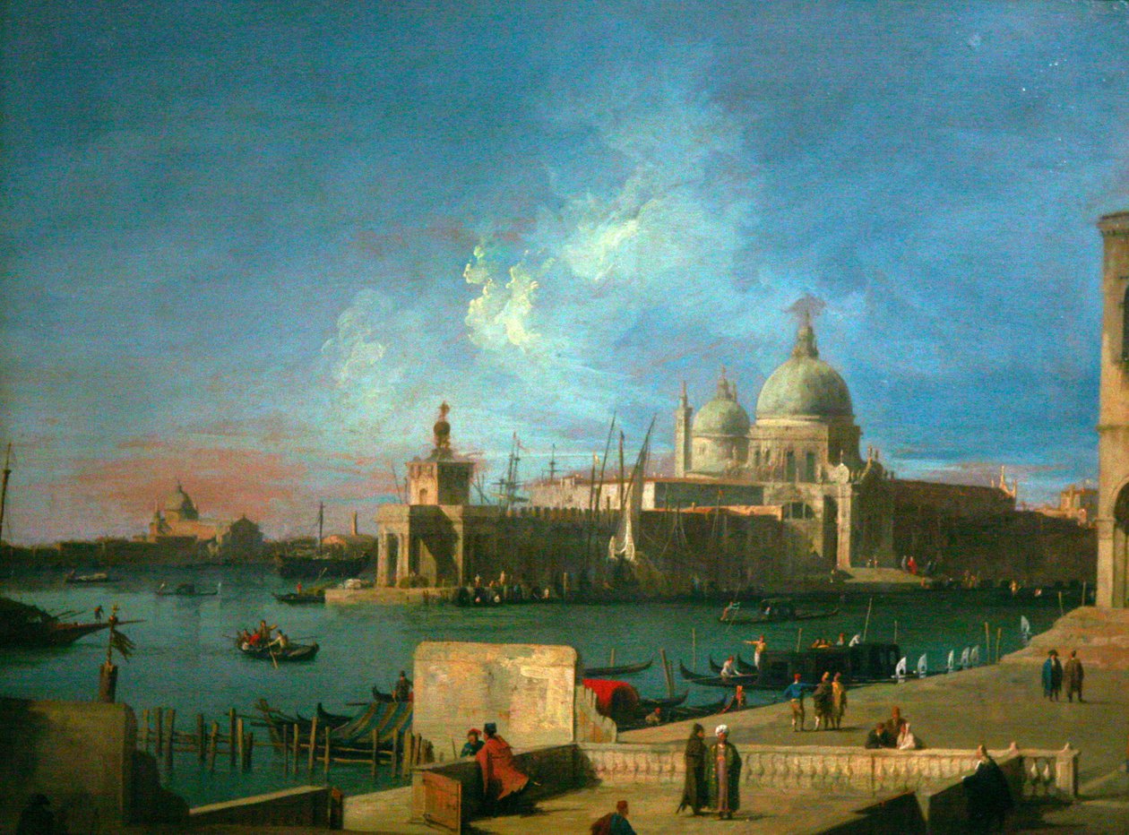 Utsikt over Santa Maria della Salute av Giovanni Antonio Canal