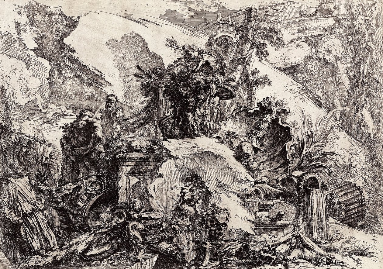 Skjelettene av Giovanni Battista Piranesi