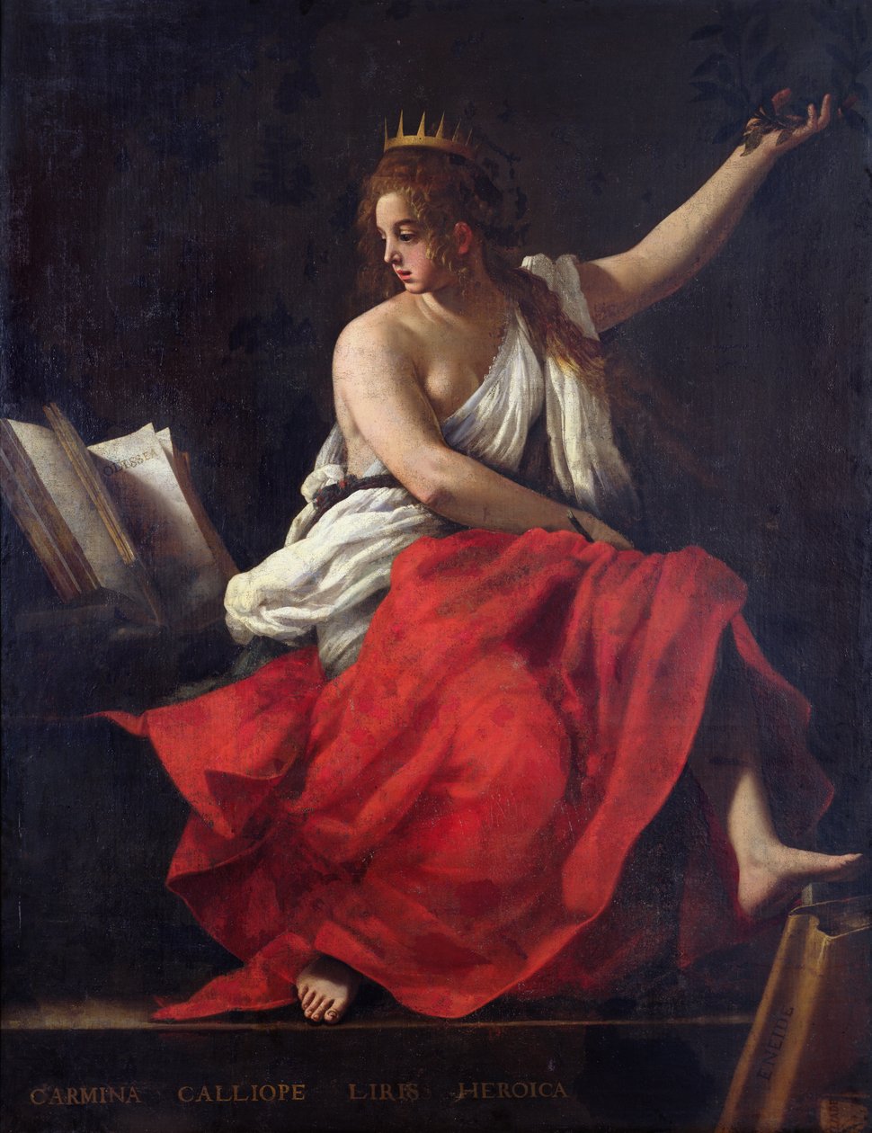 Calliope, Muse of Epic Poetry av Giovanni Baglione