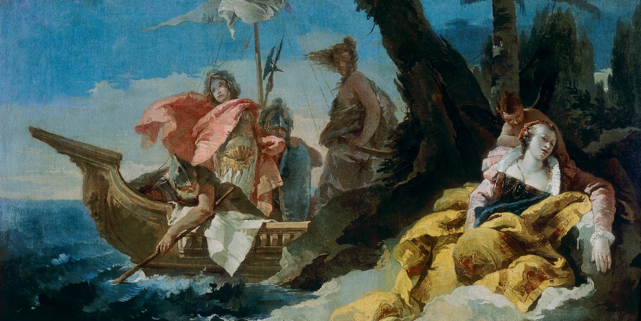 Rinaldo forlater Armida av Giovanni Battista Tiepolo