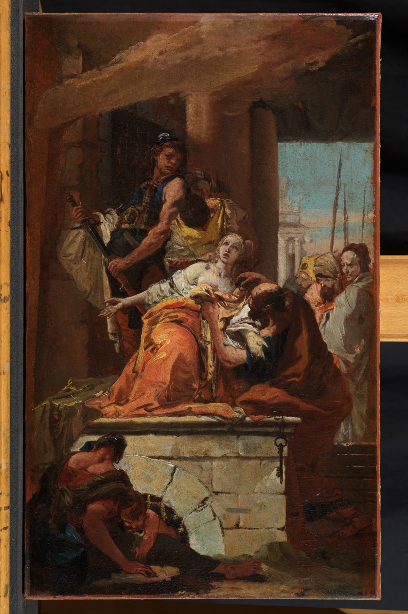 The Martyrium of St. Agatha, ca. 1734 av Giovanni Battista Tiepolo