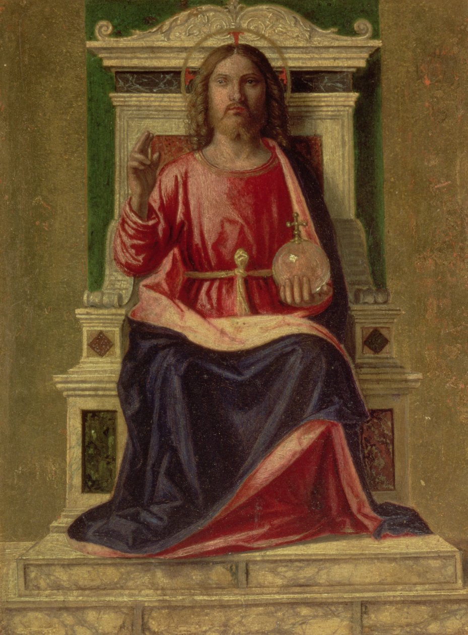 Kristus på tronen, ca. 1505 av Giovanni Battista Cima da Conegliano