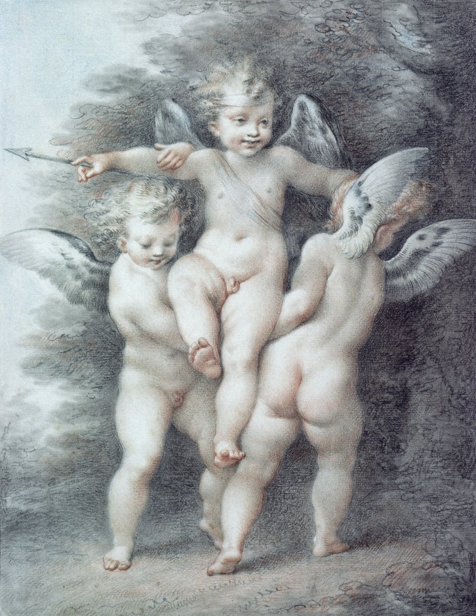 Tre amoriner av Giovanni Battista Cipriani