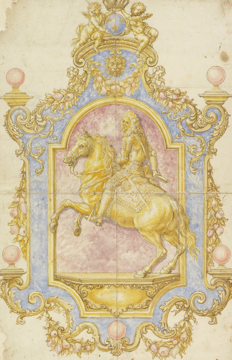 Veggdekorasjon til Cosimo III de Medici av Giovanni Battista Foggini