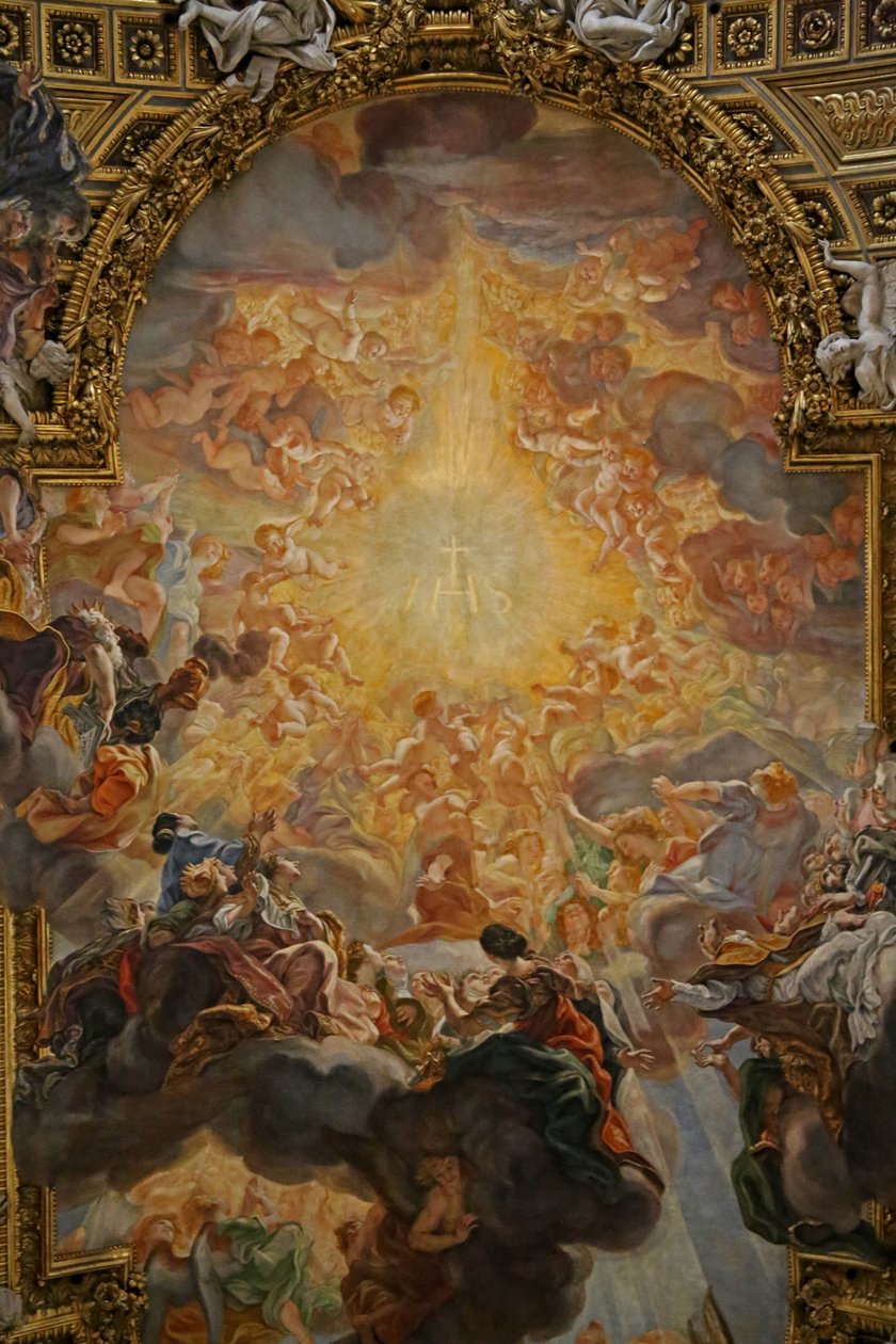 Triumf i Jesu navn av Giovanni Battista Gaulli
