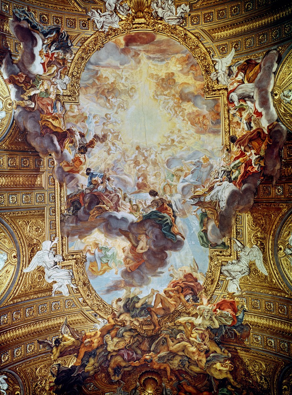 Triumf i Jesu navn av Giovanni Battista Gaulli