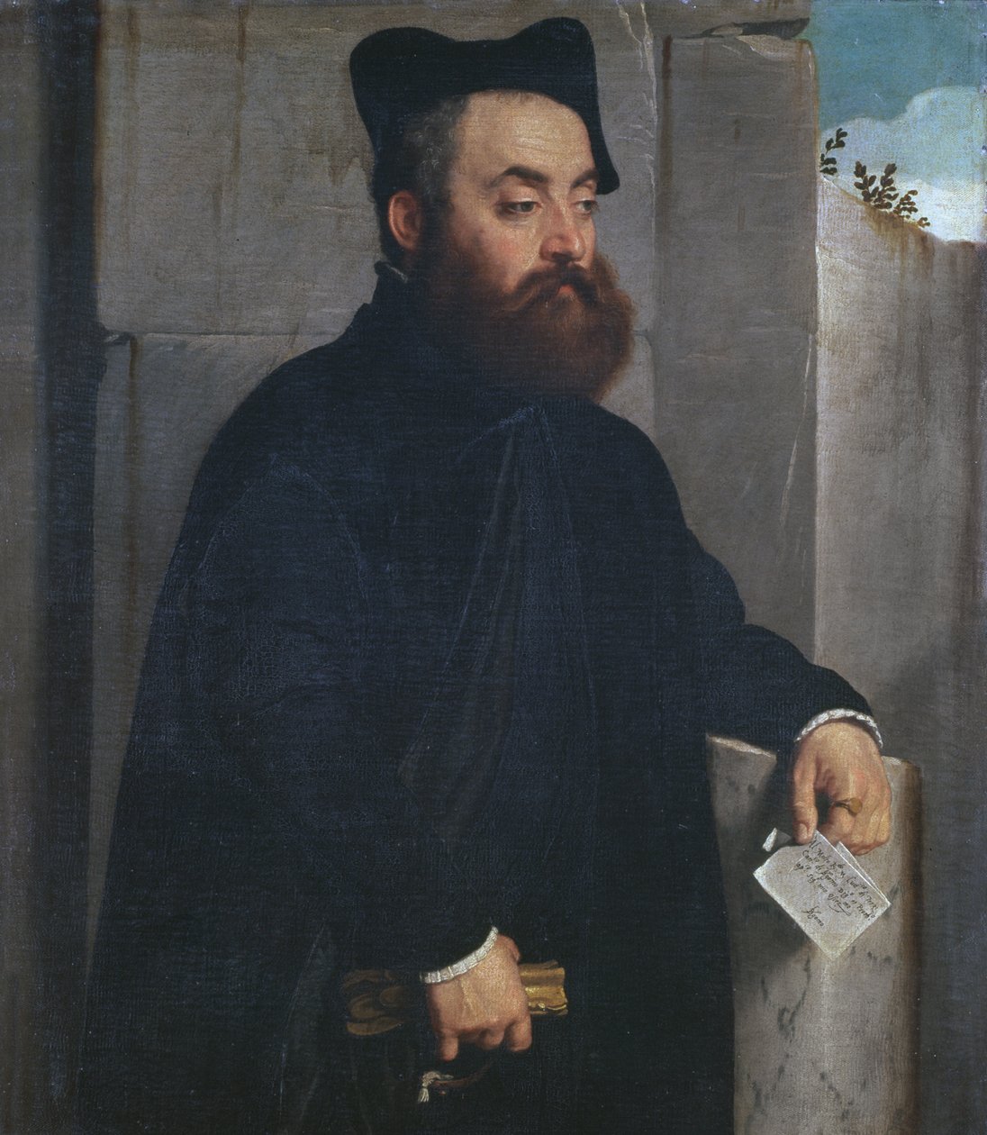 Canon Ludovico di Terzi, ca. 1560-65 av Giovanni Battista Moroni