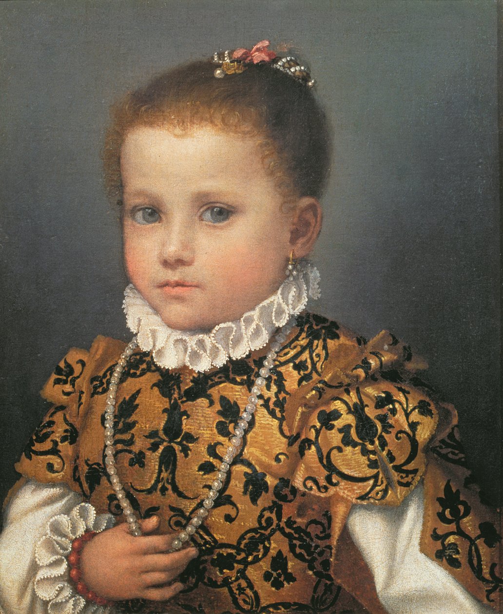 Portrett av en ung jente av Giovanni Battista Moroni