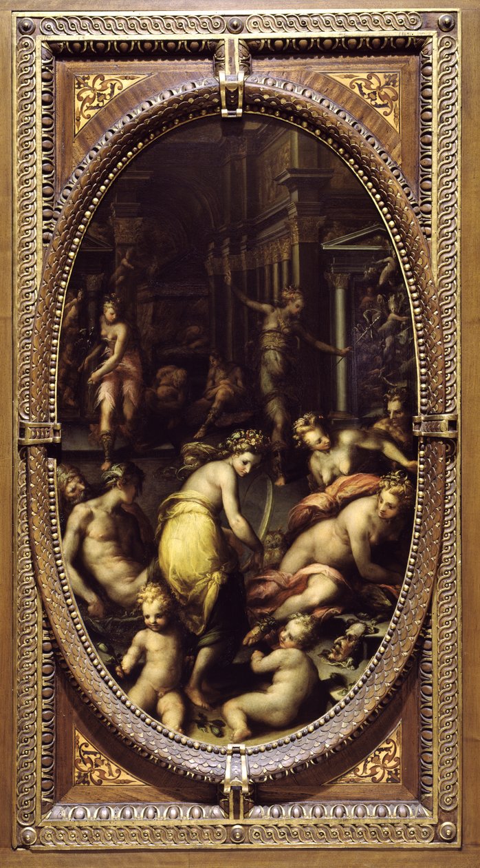 Allegory of Dreams, ca. 1570 (olje på skifer) av Giovanni Battista Naldini