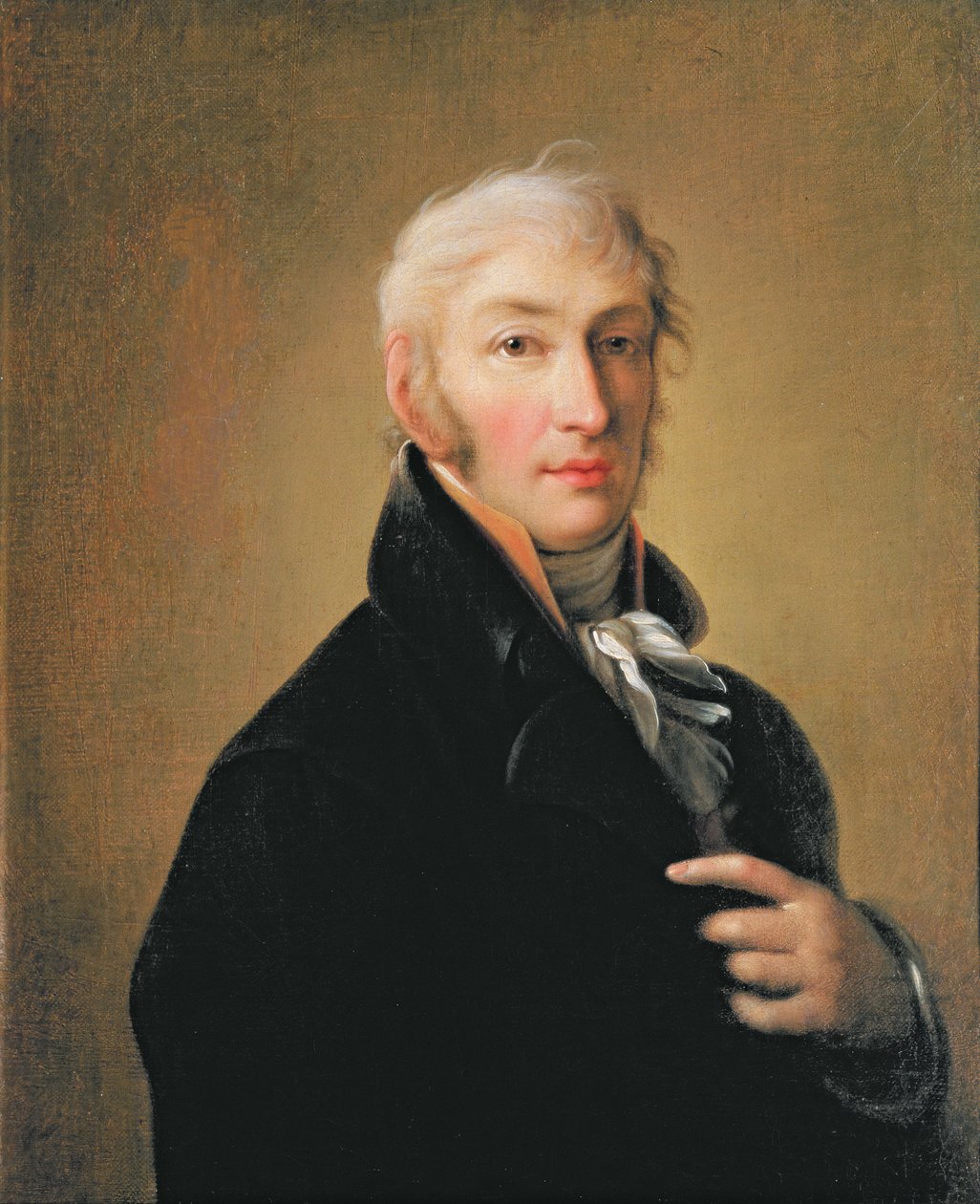 Portrett av Nikolay Mikhailovich Karamzin (1766-1826), 1805 av Giovanni Battista Ortolani Damon