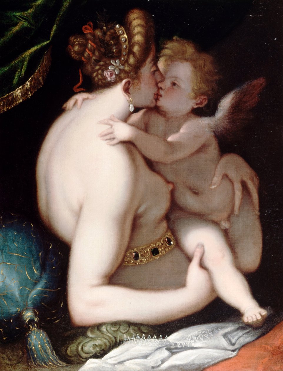 Venus og Amor av Giovanni Battista Paggi