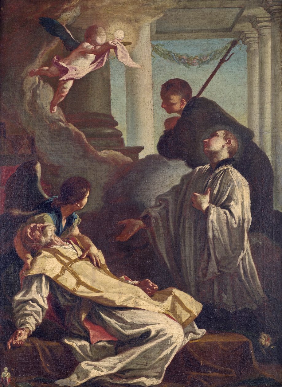St. Andrew Avellinos død av Giovanni Battista Piazzetta