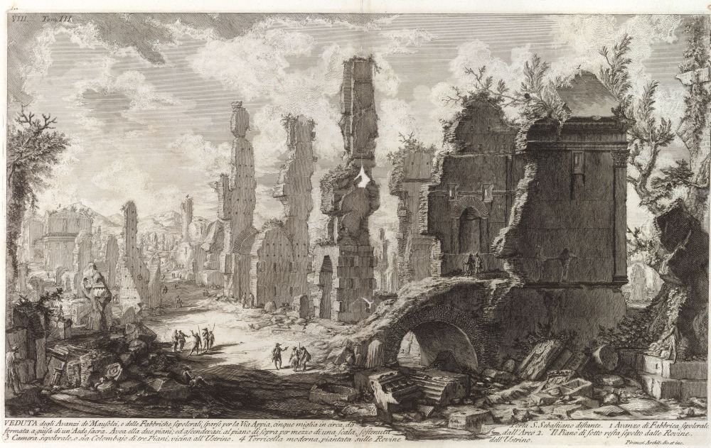 The Roman Antiquities, tome III, [2nd frontispiece] av Giovanni Battista Piranesi