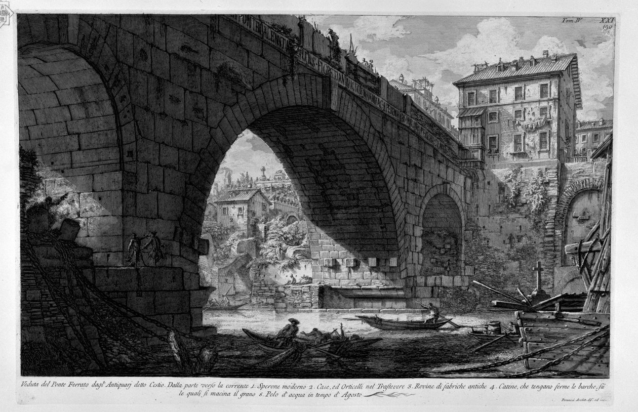 Ferrato -broen av Giovanni Battista Piranesi