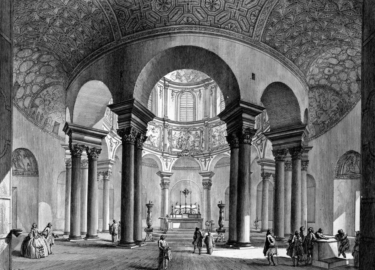 The Interior of Santa Costanza, fra serien "Views of Rome", 1758 av Giovanni Battista Piranesi