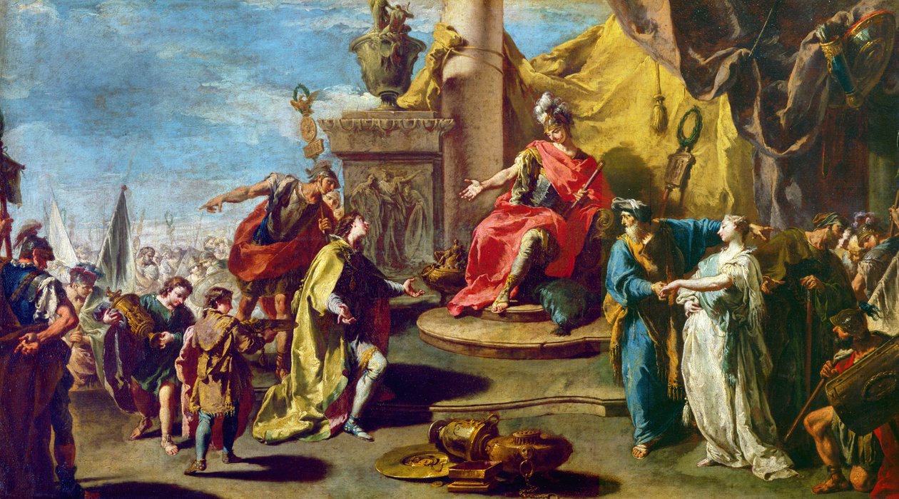Kontinensen til Scipio (237–183 f.Kr.) av Giovanni Battista Pittoni