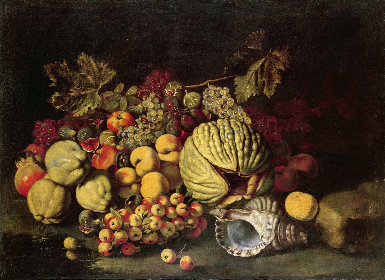 Stilleben av Giovanni Battista Ruoppolo or Ruopolo