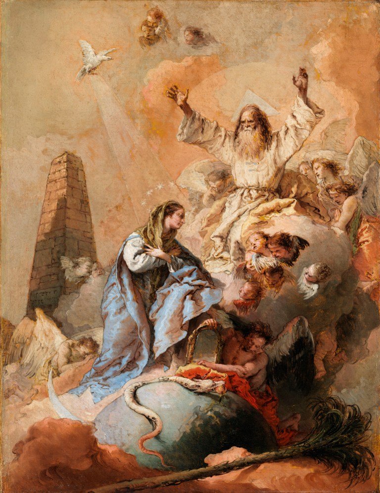 Allegory of the Immaculate Conception av Giovanni Battista Tiepolo