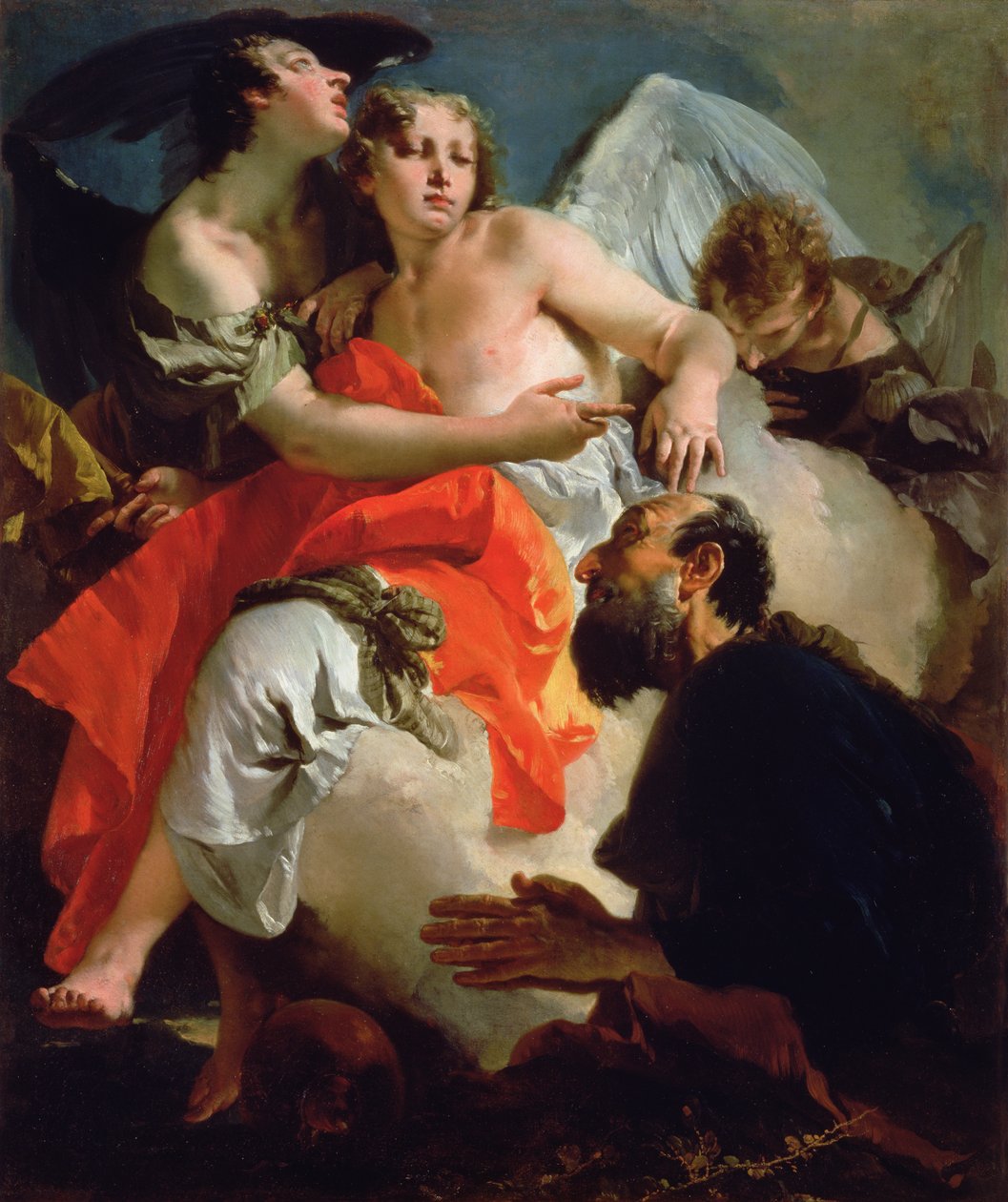 Abraham og de tre englene av Giovanni Battista Tiepolo