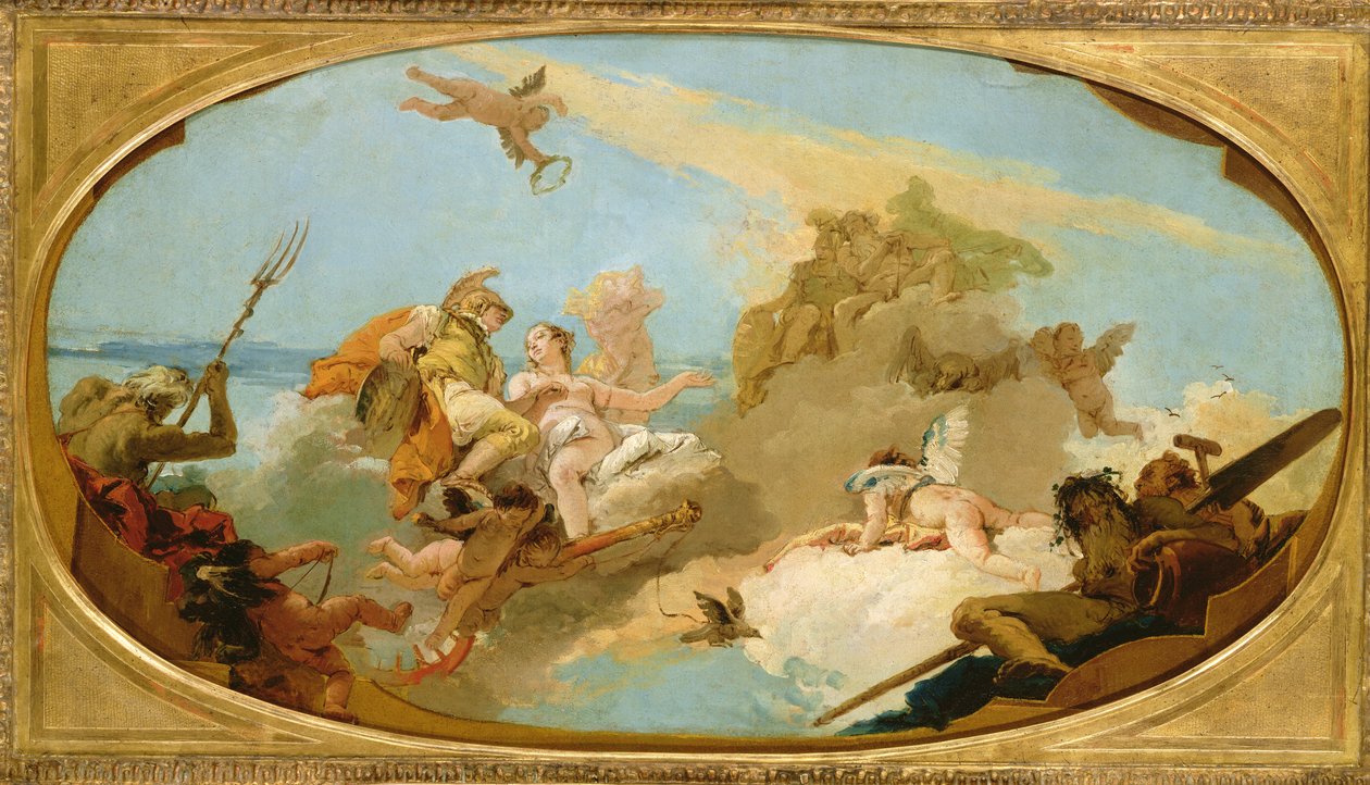 Apoteose til admiral Vittor Pisani av Giovanni Battista Tiepolo
