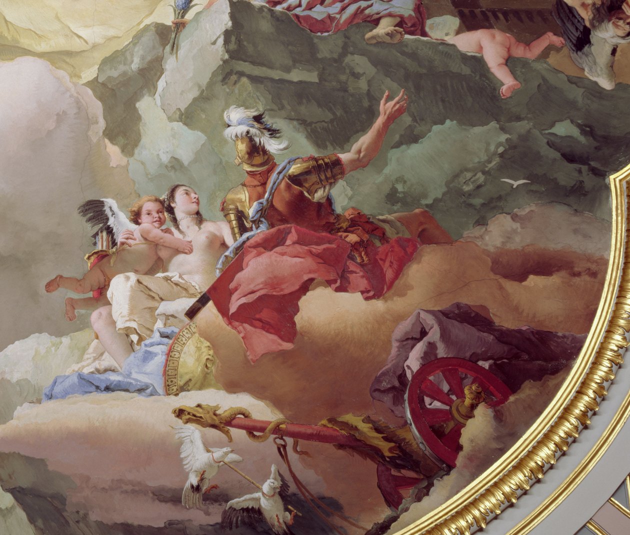 Apoteose av det spanske monarkiets freskomaleri fra 170577 av Giovanni-Battista Tiepolo