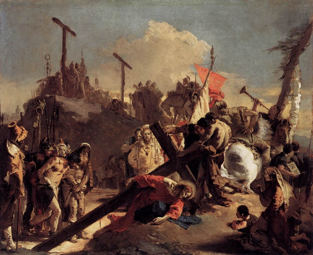 Bære korset av Giovanni Battista Tiepolo