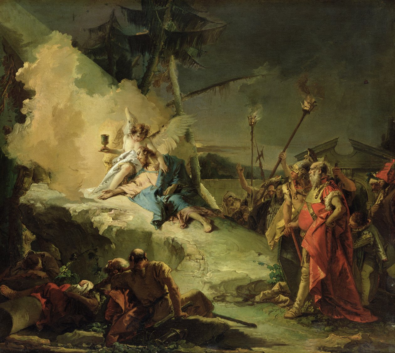 Kristus i Getsemane hage av Giovanni Battista Tiepolo