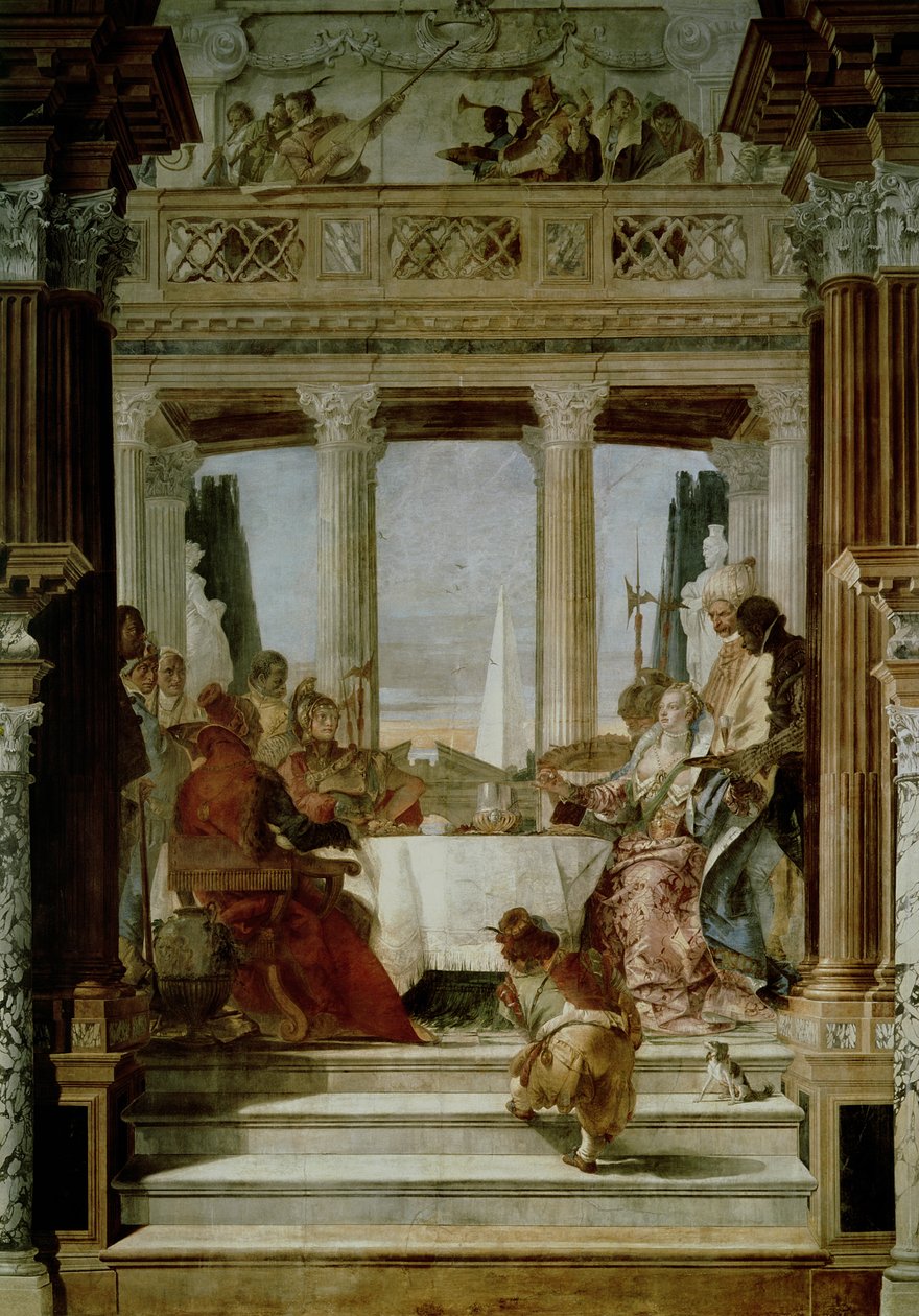 Kleopatras bankett av Giovanni Battista Tiepolo