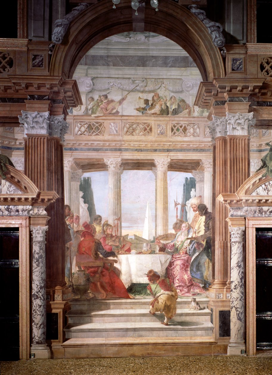 Cleopatras bankett, 1747-50 (se 176768 for detaljer) av Giovanni Battista Tiepolo