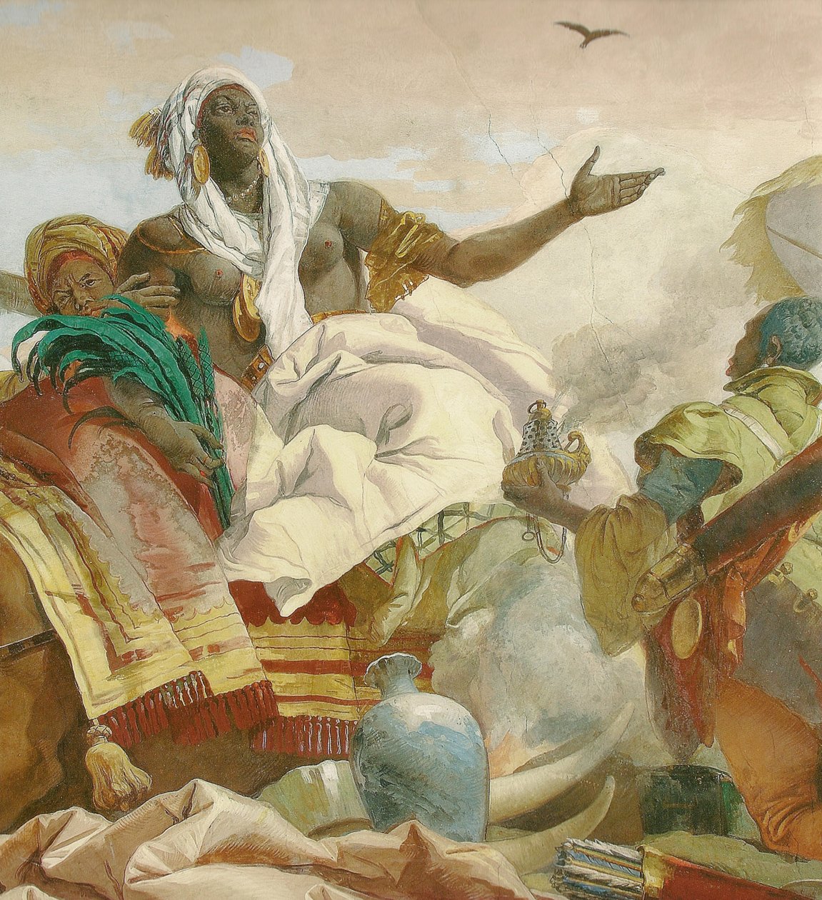 Takfresko i trapphuset til Würzburg Residence av Giovanni Battista Tiepolo