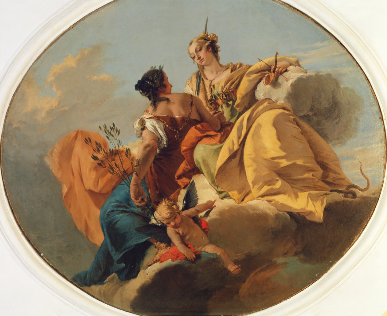 Rettferdighet og fred av Giovanni Battista Tiepolo